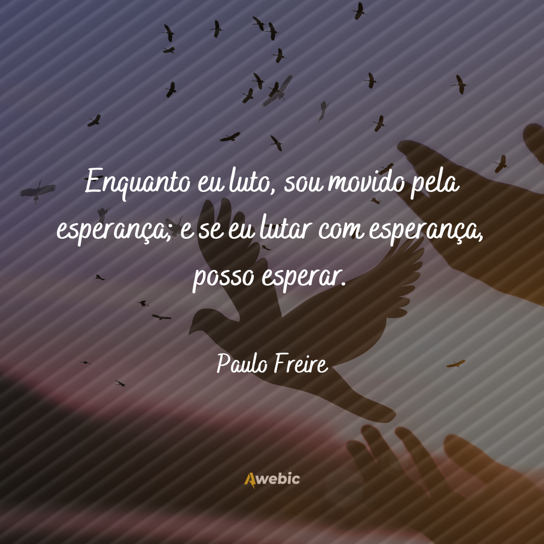 Frases de Paulo Freire sobre esperança: reflita aqui